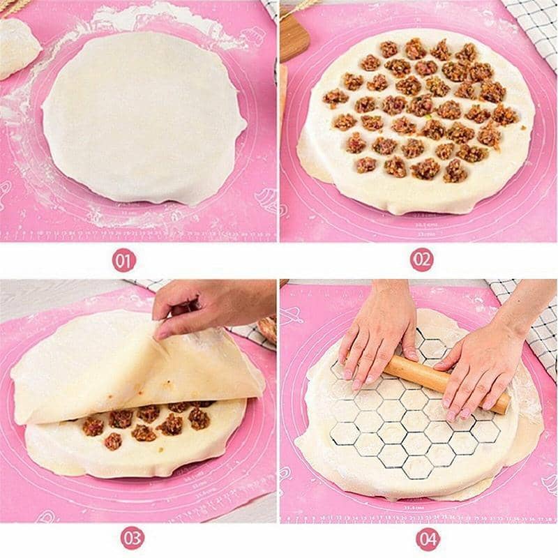 Aluminium Dumpling Mould Maker - 37 Hole, 25 x 25 cm - view 3
