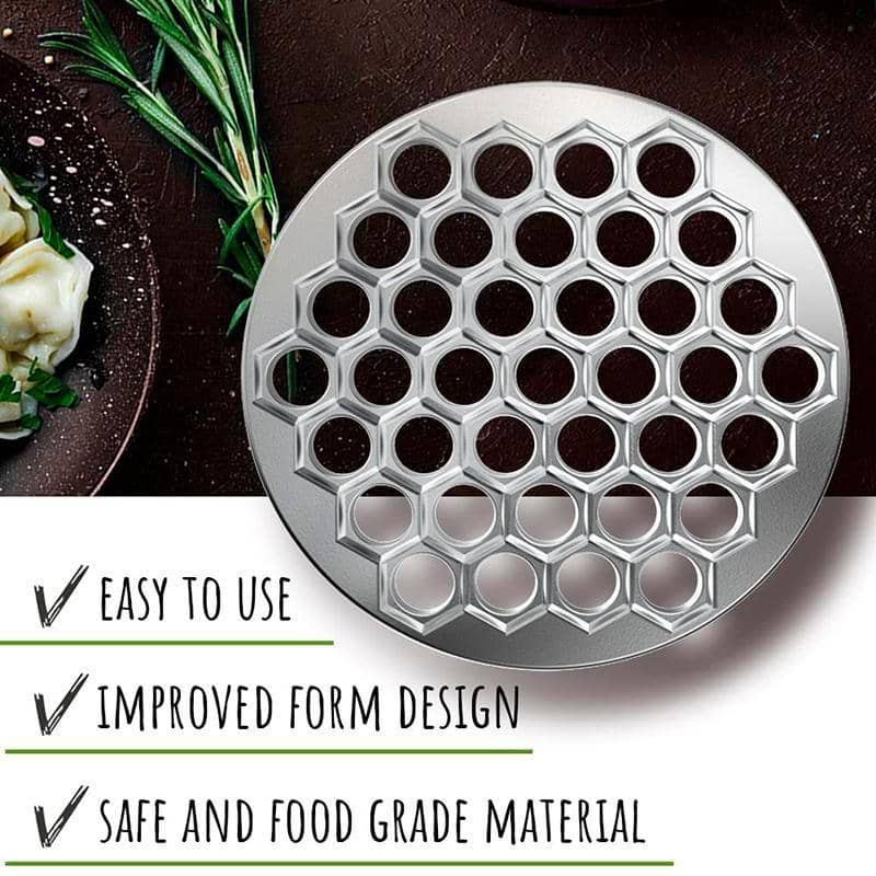 Aluminium Dumpling Mould Maker - 37 Hole, 25 x 25 cm - view 5