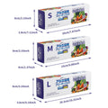 Aluminium Foil Freezer Storage Bags with Zip Seal, Pack of 100 - Large - view 4