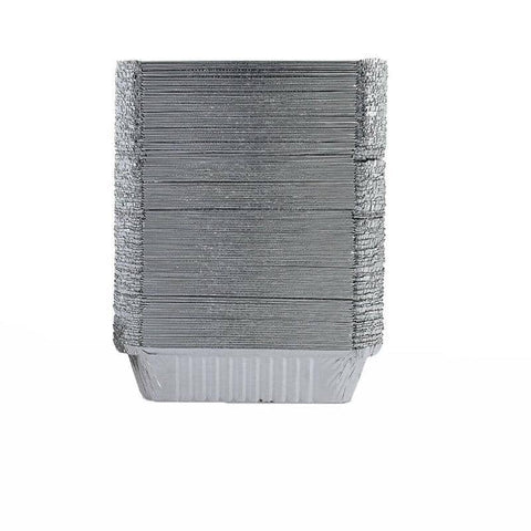 Aluminium Foil Oven Trays for BBQ and Baking - Pack of 80