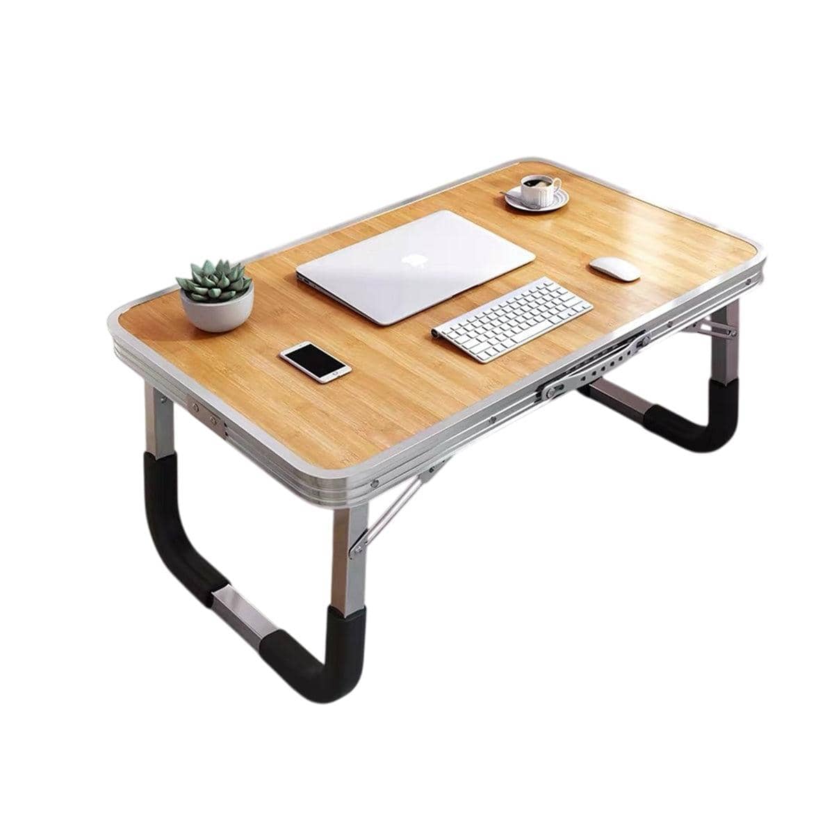 Aluminium Folding Laptop Table for Bed or Desk - 60 x 40 x 29 cm - view 2