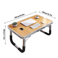 Aluminium Folding Laptop Table for Bed or Desk - 60 x 40 x 29 cm - view 3
