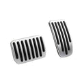 Aluminium Foot Pedal Covers for Tesla Model 3 and Model Y with Non Slip Grip Strips - view 2