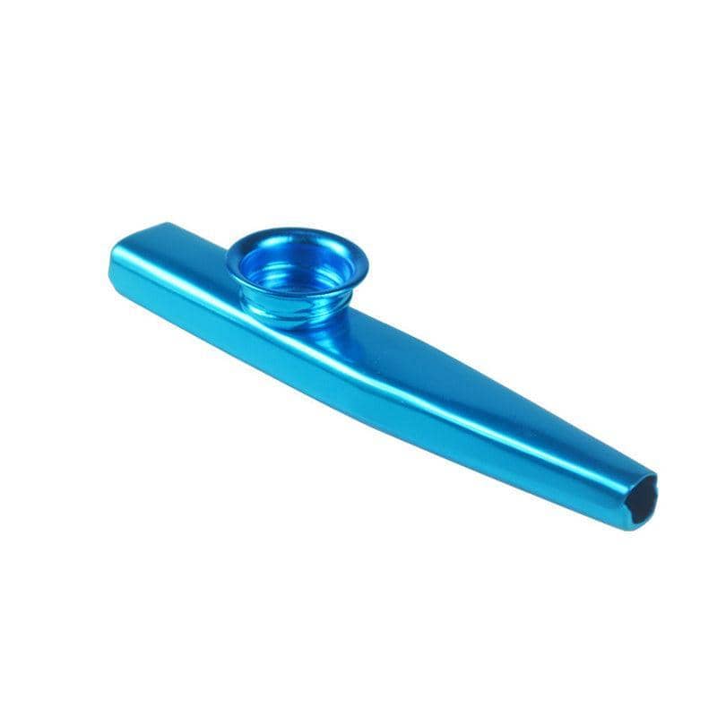 Aluminium Kazoo Musical Instrument, 12 x 2.5 cm - Blue