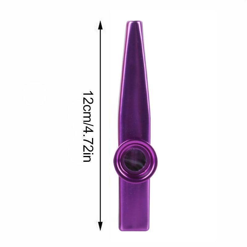 Aluminium Kazoo Musical Instrument, 12 x 2.5 cm - Silver - view 4