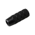 Aluminium Manual Car Gear Shift Knob Universal Fit 95 x 35 mm - Black - view 2