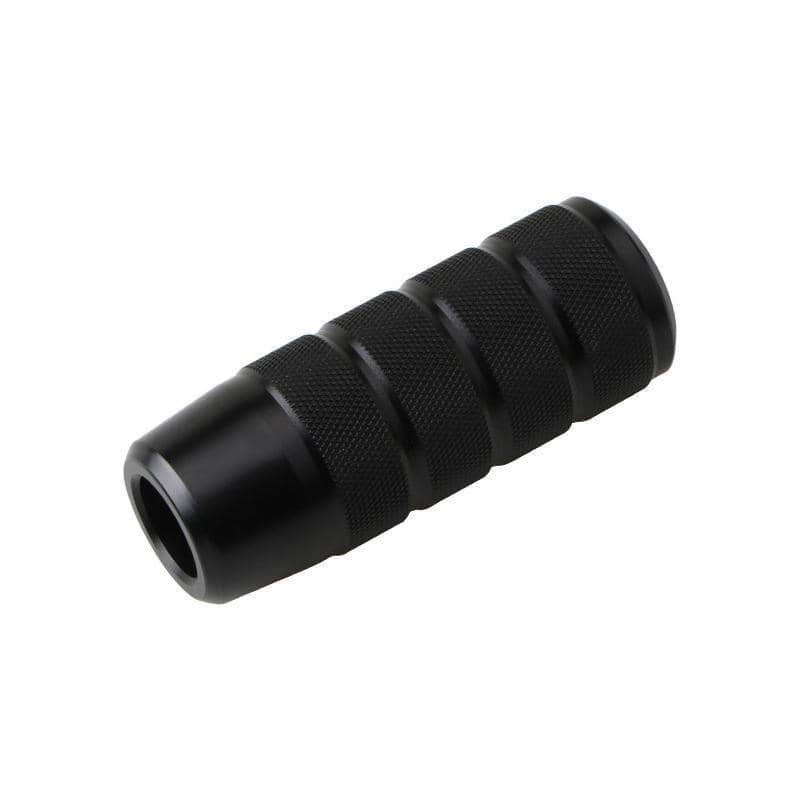 Aluminium Manual Car Gear Shift Knob Universal Fit 95 x 35 mm - Black - view 2