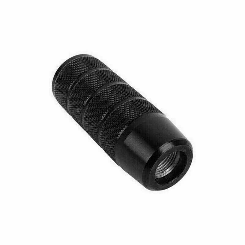Aluminium Manual Car Gear Shift Knob Universal Fit 95 x 35 mm - Black - view 3