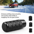 Aluminium Manual Car Gear Shift Knob Universal Fit 95 x 35 mm - Black - view 4