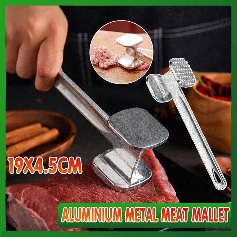 Aluminium Meat Tenderiser Hammer for Steak, Chicken and Beef 19 cm
