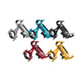 Aluminium Phone Holder for Bike Handlebar 360 Degree Rotation Universal Fit - Gold - view 3