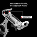 Aluminium Phone Holder for Bike Handlebar 360 Degree Rotation Universal Fit - Gold - view 4