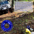 Aluminium Recovery Tow Ring for off Road Vehicles with Synthetic Rope - view 4