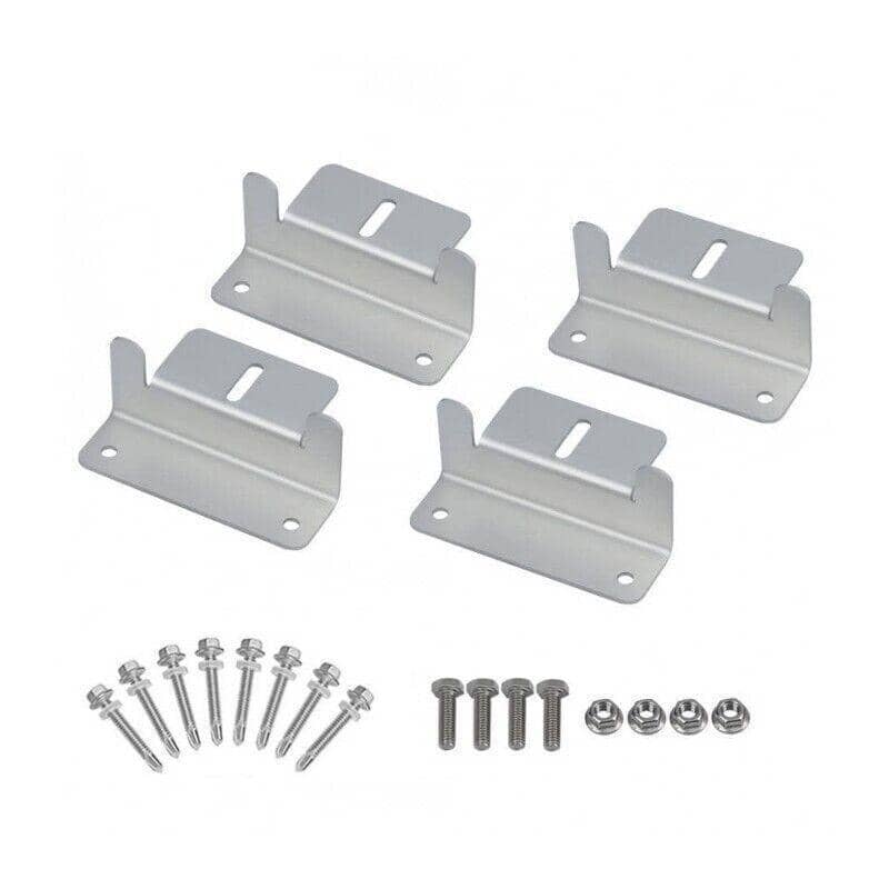 Aluminium Solar Panel Z Mount Bracket Set for Flat Roof and Wall, Set of 8 - view 2