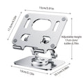 Aluminium Tablet and Phone Stand with 360 Degree Rotating Base and Adjustable Height - view 3
