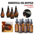 Amber Glass Mist Spray Bottles - 50 ml, Pack of 10 - view 2