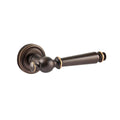 American Style Brass Bedroom Door Handle Modern Interior Lever - Dark Bronze