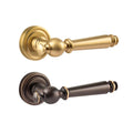 American Style Brass Bedroom Door Handle Modern Interior Lever - Dark Bronze - view 3