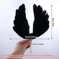 Angel Feather Wings Cake Topper - Black - view 4