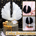 Angel Feather Wings Cake Topper - White - view 2