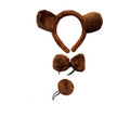 Animal Costume Dress-Up Set with Ears, Bow Tie and Tail - Bear