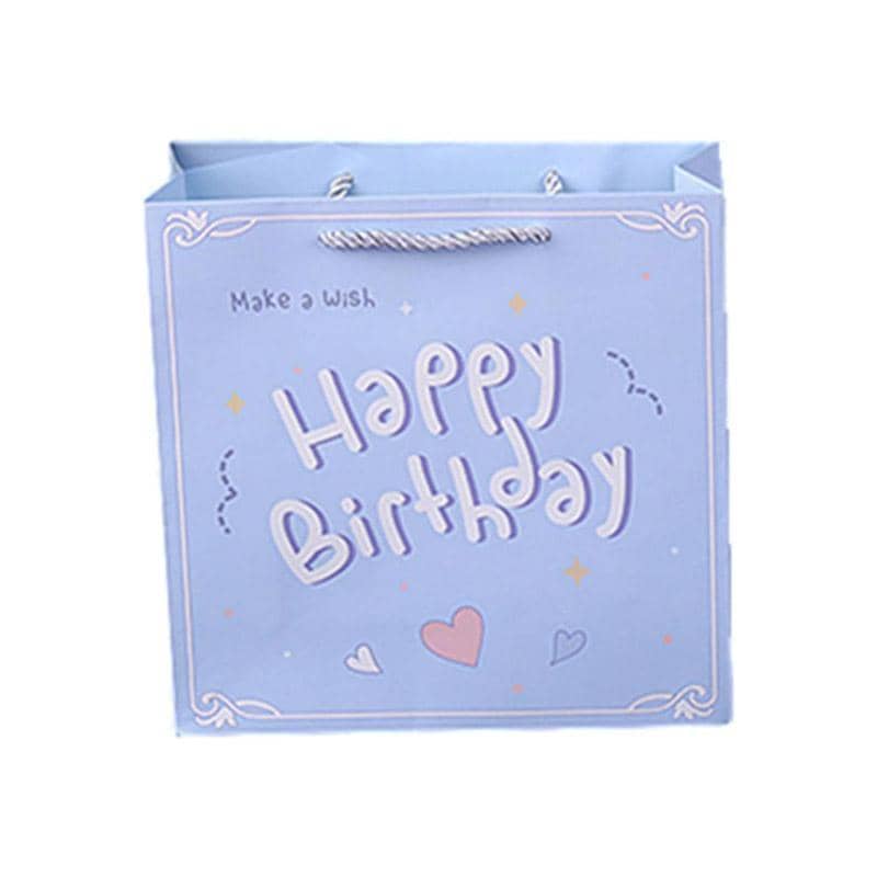 Animal Paper Gift Bags, Pack of 25 - Birthday Blue