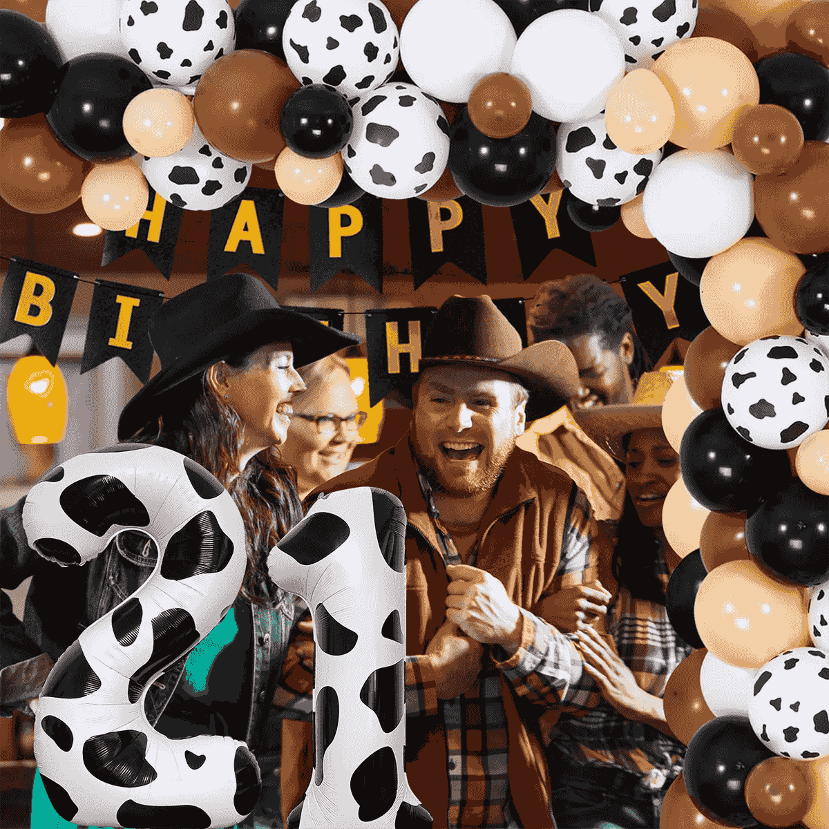 Animal Print Balloons Latex Pack of 12, 12 Inch (30.48cm) - Paw - view 4