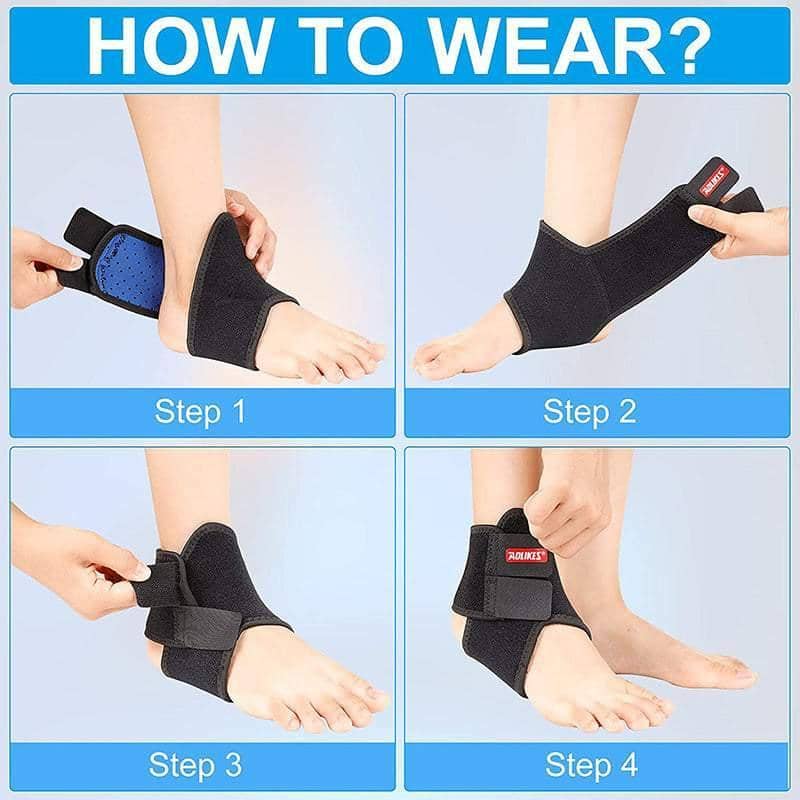 Ankle Brace Pair, Medium, Suits Shoe Sizes 36-39 - Black - view 4
