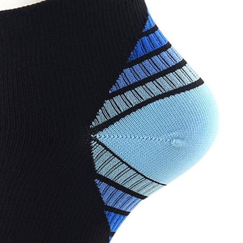 Ankle Compression Socks, Pack of 6 Pairs - Black and Peach - view 5