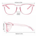 Anti-Blue Light Anti-Fog Goggles with Side Shields - Clear - view 4