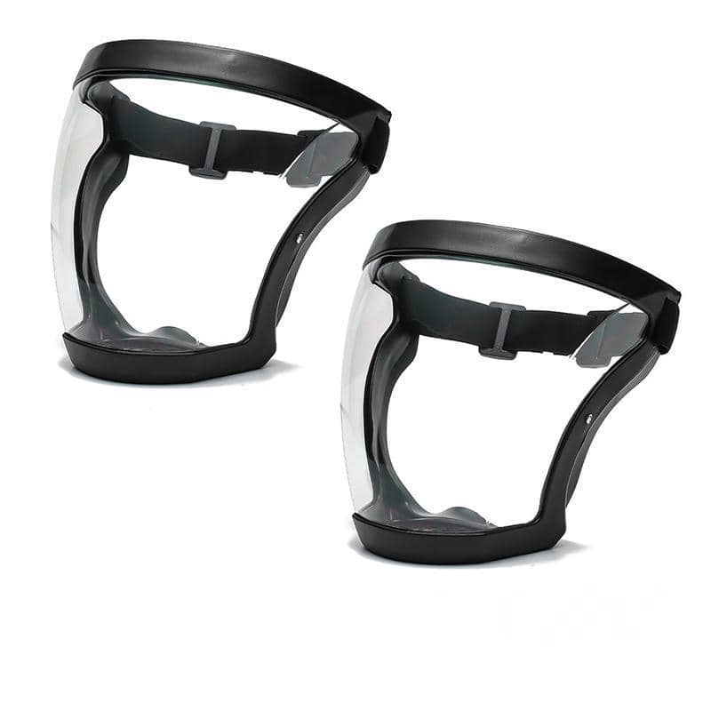 Anti-Fog Full Face Shield Protective Mask for Adults - Pack of 2