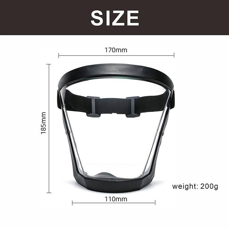 Anti-Fog Full Face Shield Protective Mask for Adults - Pack of 2 - view 5