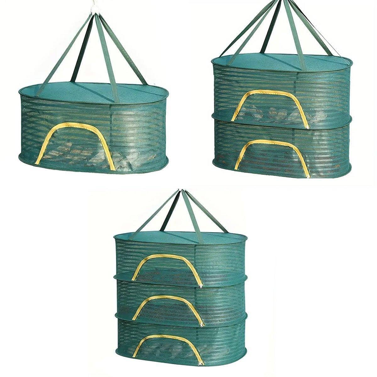 Anti Mosquito Fully Enclosed Drying Net Basket - Single Layer - view 3