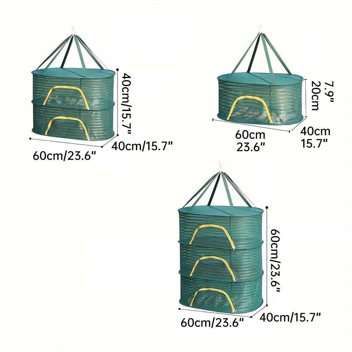 Anti Mosquito Fully Enclosed Drying Net Basket - Three Layer - view 4