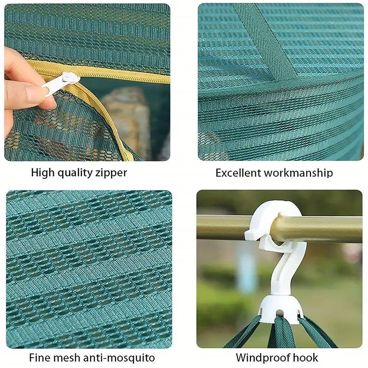 Anti Mosquito Fully Enclosed Drying Net Basket - Three Layer - view 5