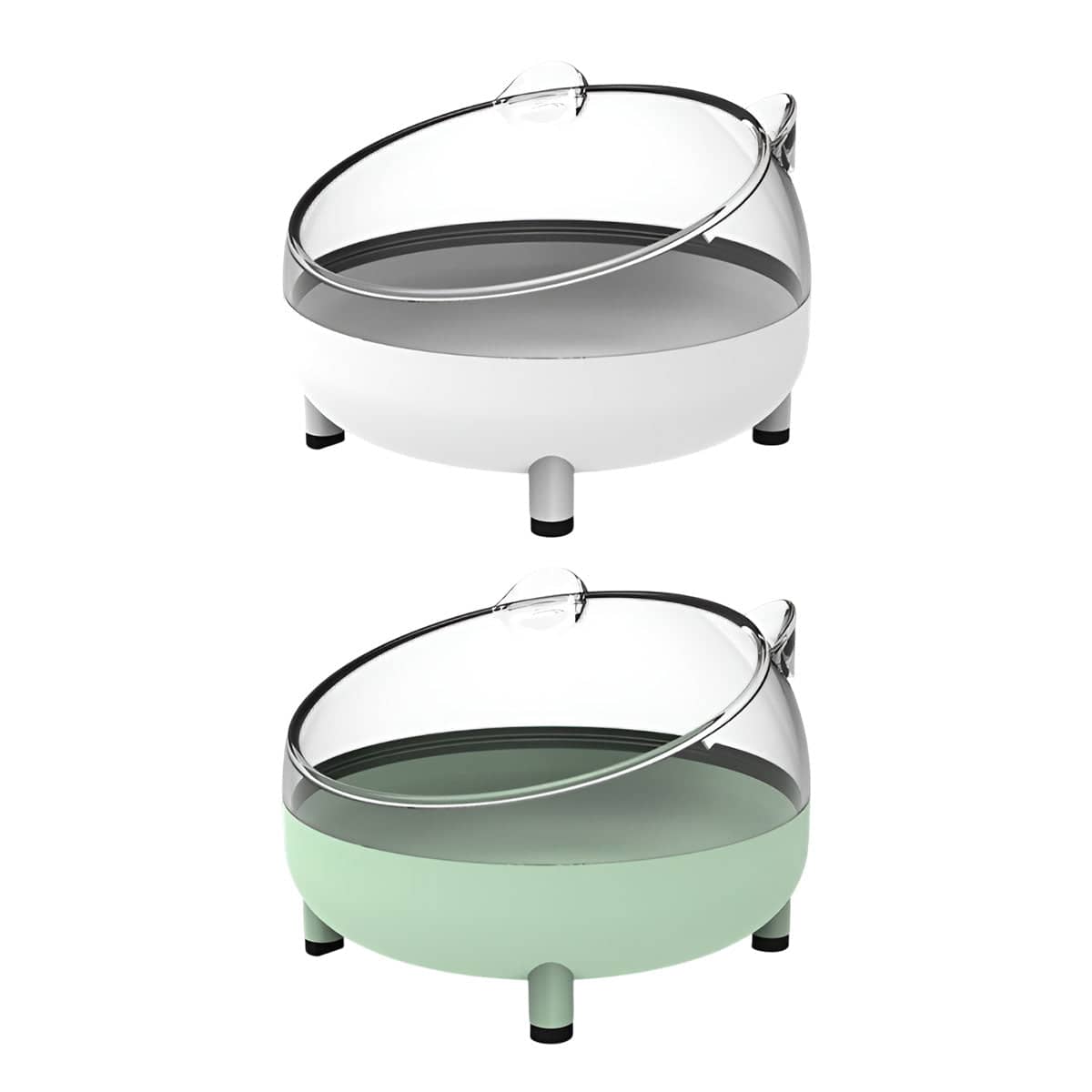 Anti-Overturning Hamster Food Bowl with Non-Slip Base - Green - view 3