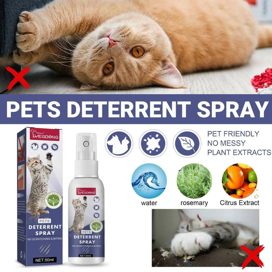 Anti Scratch Spray for Cats and Dogs, Protects Doors and Furniture, 50 ml