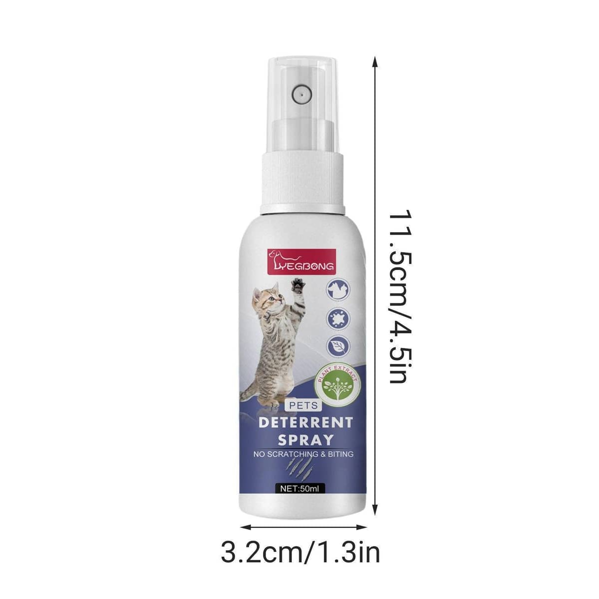 Anti Scratch Spray for Cats and Dogs, Protects Doors and Furniture, 50 ml - view 3