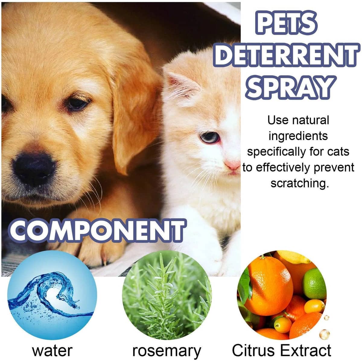 Anti Scratch Spray for Cats and Dogs, Protects Doors and Furniture, 50 ml - view 4