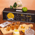 Anti Slip Bamboo Wine Glass and Condiment Rack with Divided Compartments - view 5