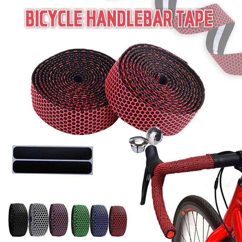 Anti-Slip Bicycle Handlebar Tape, Pack of 2 - Red - view 2