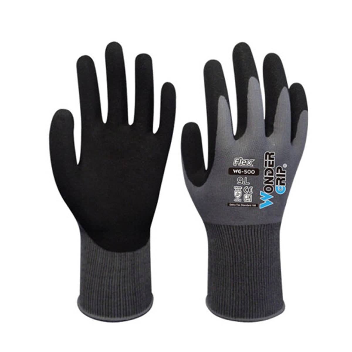 Anti Slip Nitrile Coated Work Gloves - Size M (Palm Circumference 19 cm)