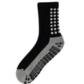 Anti-Slip Sports Socks with PVC Grip Dots, EU 38 to 45 - Black