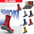 Anti-Slip Sports Socks with PVC Grip Dots, EU 38 to 45 - Blue - view 2