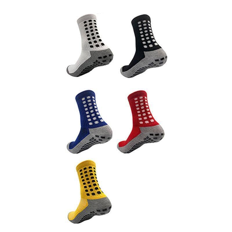 Anti-Slip Sports Socks with PVC Grip Dots, EU 38 to 45 - Blue - view 3