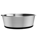 Anti Slip Stainless Steel Pet Food Bowl with Silicone Base - XL, 24 cm Top Diameter