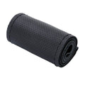 Anti-Slip Steering Wheel Cover, Perforated Faux Leather - Black
