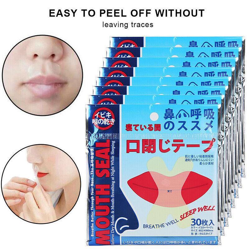 Anti-Snore Mouth Tape Sleep Strips - 30 Pack - view 5