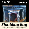 Anti-Static Self-Sealing Bags, Pack of 100 - 8 x 12 cm - view 2