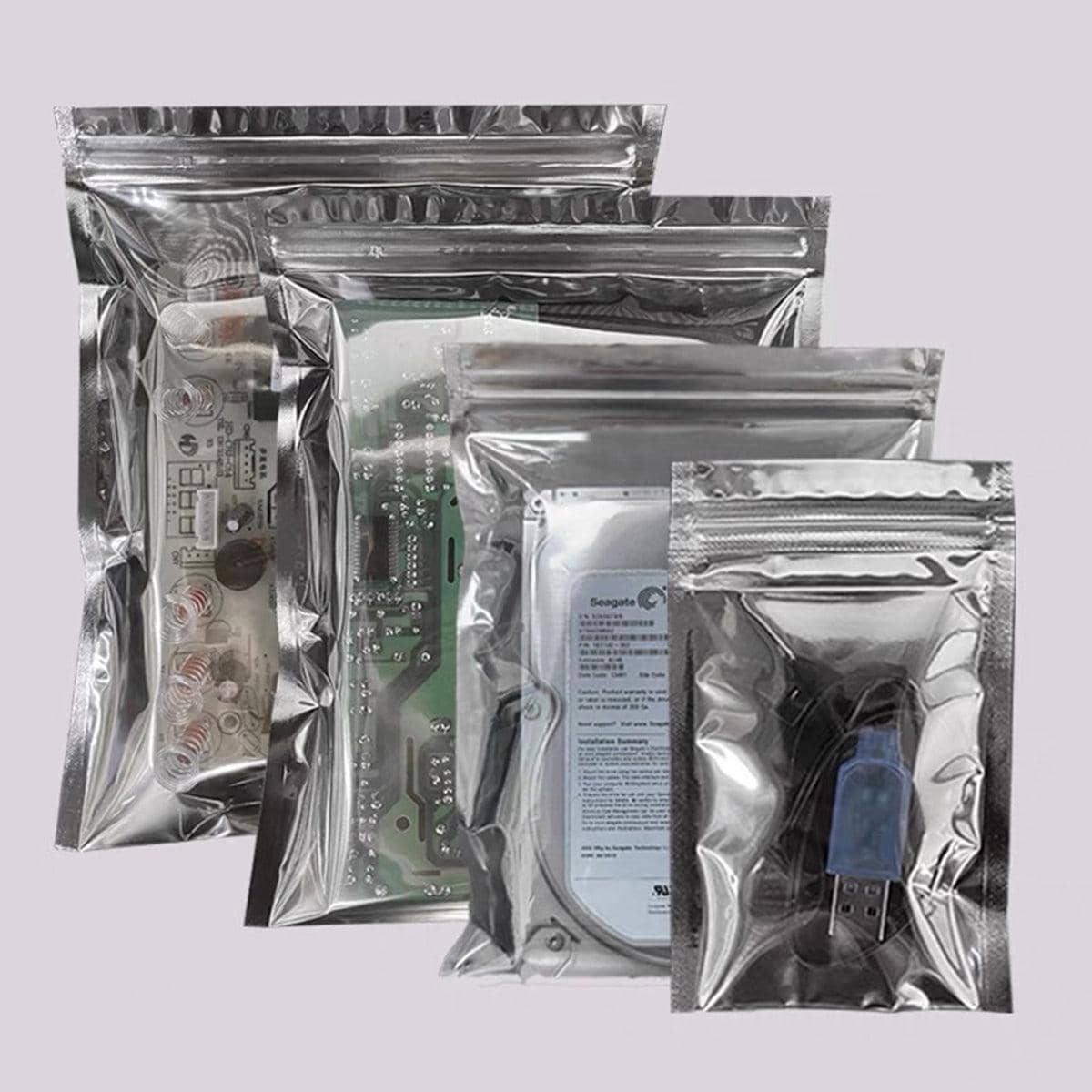 Anti-Static Self-Sealing Bags, Pack of 100 - 8 x 12 cm - view 5